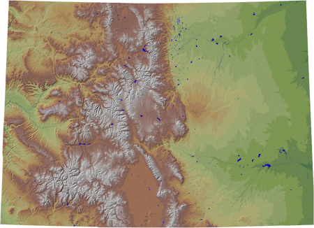 Colorado Relief Map